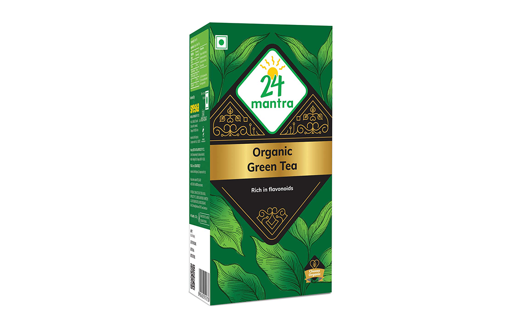 24 Mantra Organic Green Tea    Box  100 grams